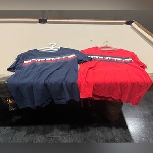 Bundle 2 Tommy Hilfiger t shirts red and navy